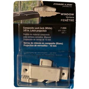 Prime Line F 2666 Casement Window Composite Sash Lock 3/8” Latch Projection